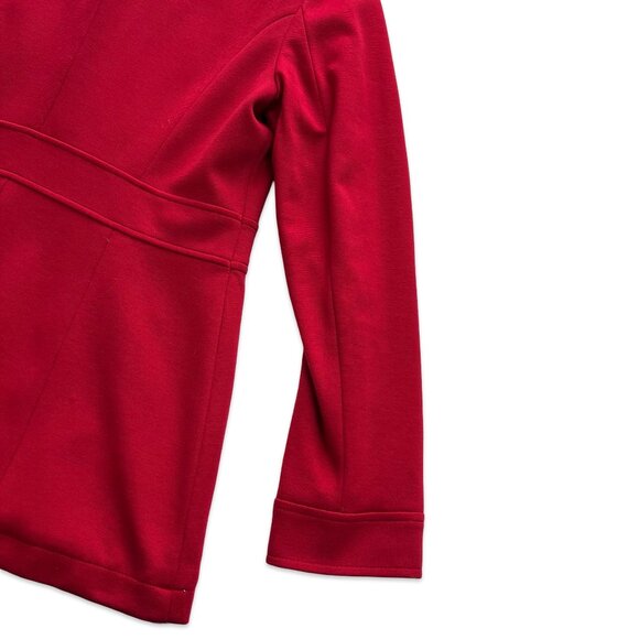 Red Stylish INC Coat with gold details Size Large. - Picture 14 of 15